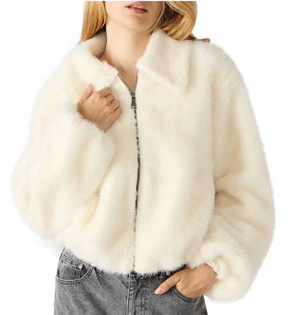 NEW STEVE MADDEN evanie coat in cream
